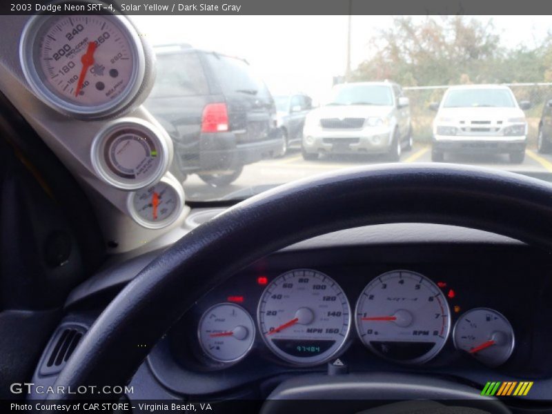 Solar Yellow / Dark Slate Gray 2003 Dodge Neon SRT-4