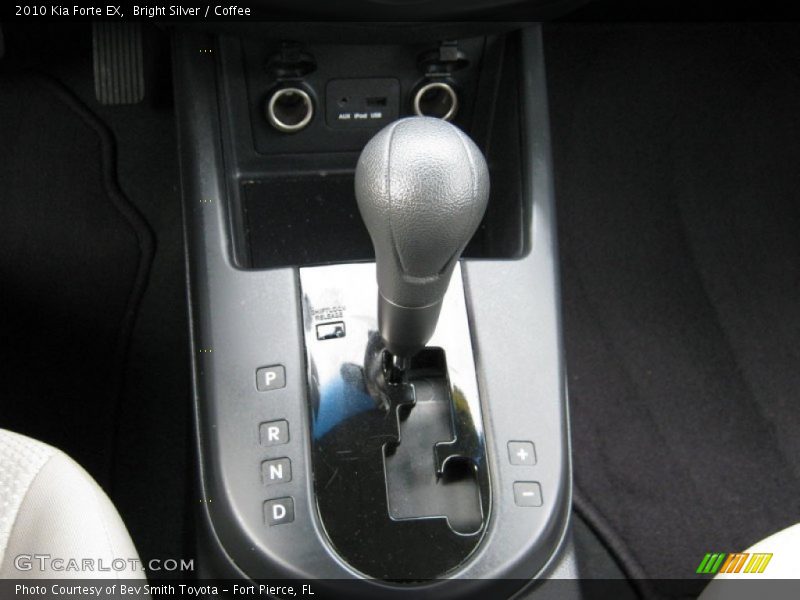Bright Silver / Coffee 2010 Kia Forte EX