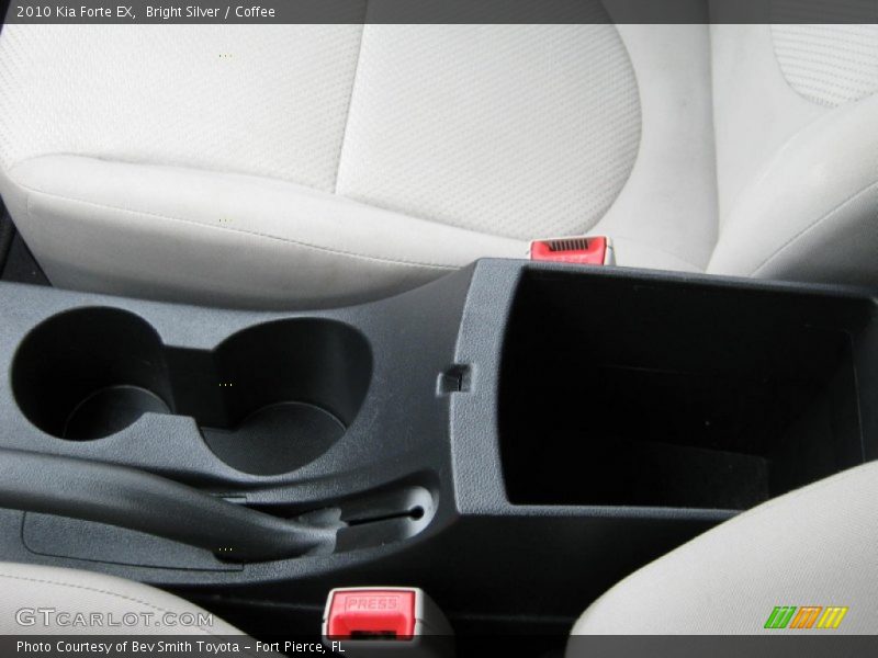 Bright Silver / Coffee 2010 Kia Forte EX