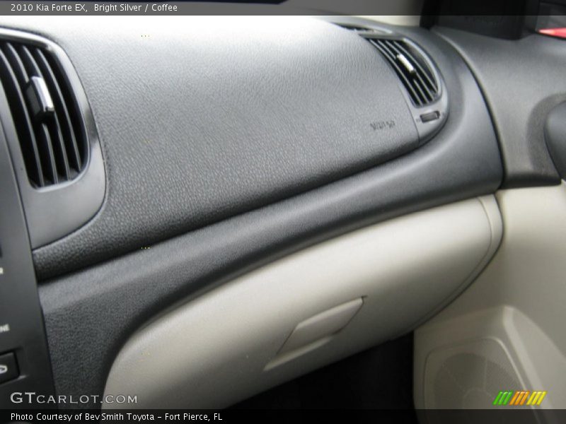 Bright Silver / Coffee 2010 Kia Forte EX