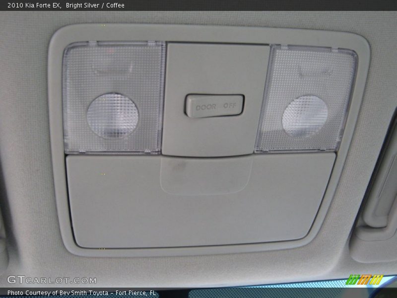 Bright Silver / Coffee 2010 Kia Forte EX