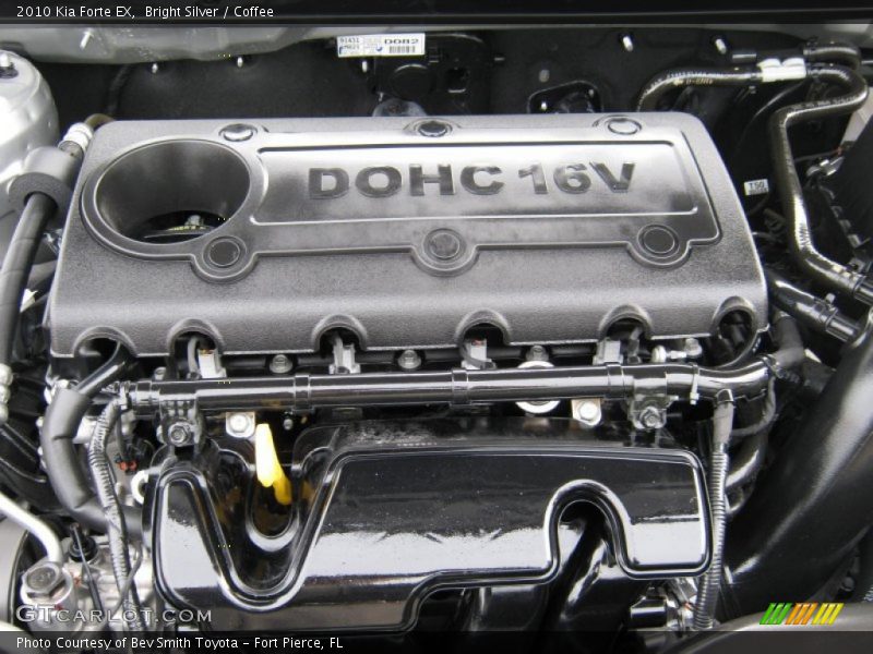 Bright Silver / Coffee 2010 Kia Forte EX