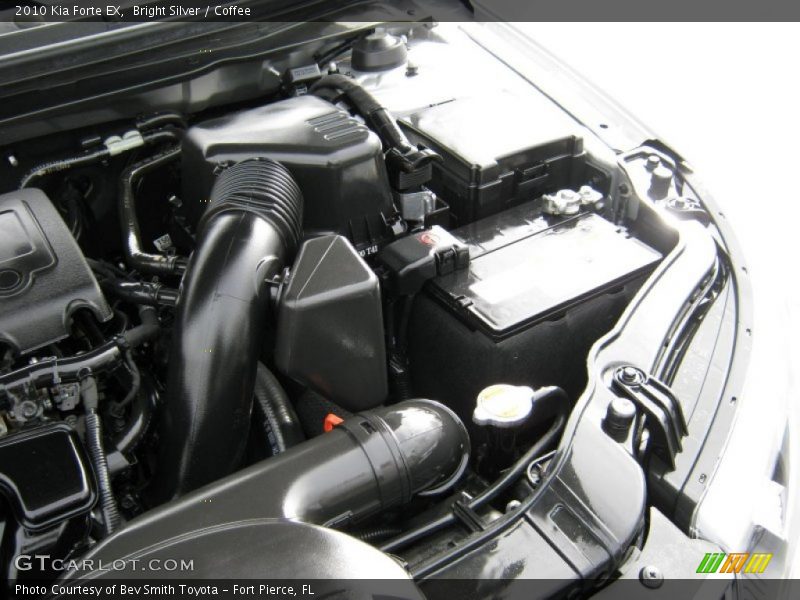 Bright Silver / Coffee 2010 Kia Forte EX