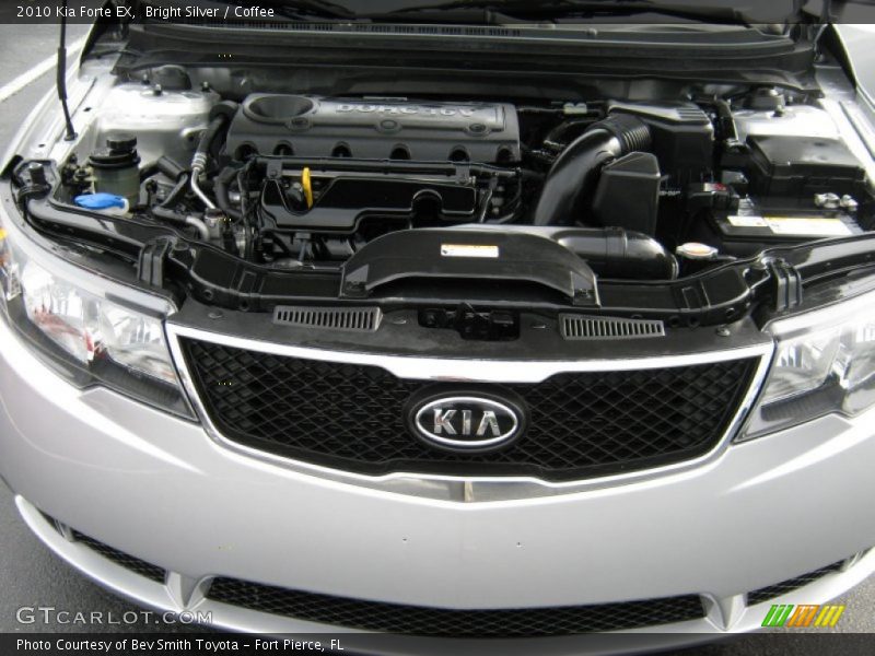 Bright Silver / Coffee 2010 Kia Forte EX