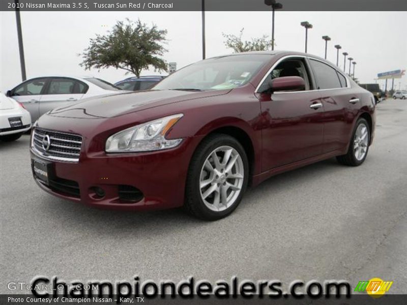 Tuscan Sun Red / Charcoal 2010 Nissan Maxima 3.5 S