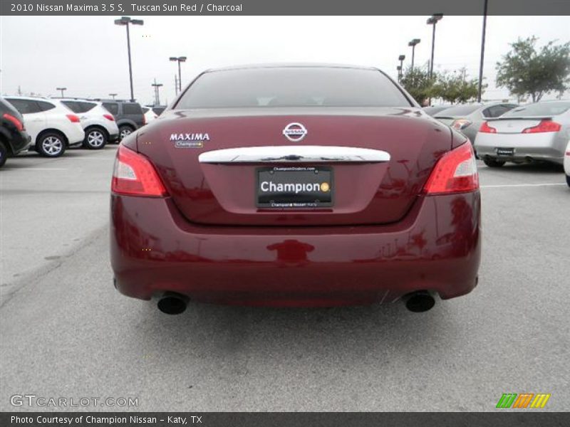 Tuscan Sun Red / Charcoal 2010 Nissan Maxima 3.5 S