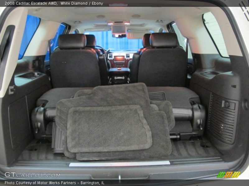 White Diamond / Ebony 2008 Cadillac Escalade AWD