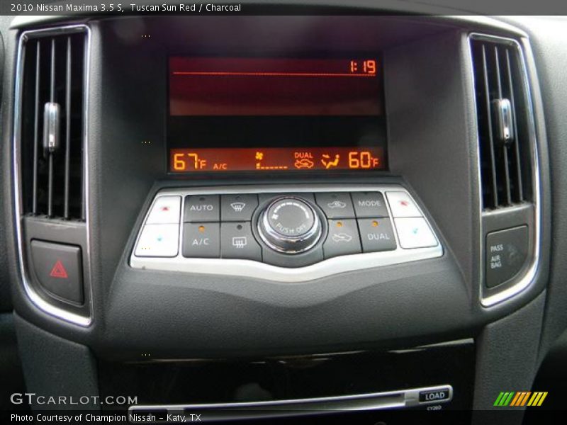 Tuscan Sun Red / Charcoal 2010 Nissan Maxima 3.5 S