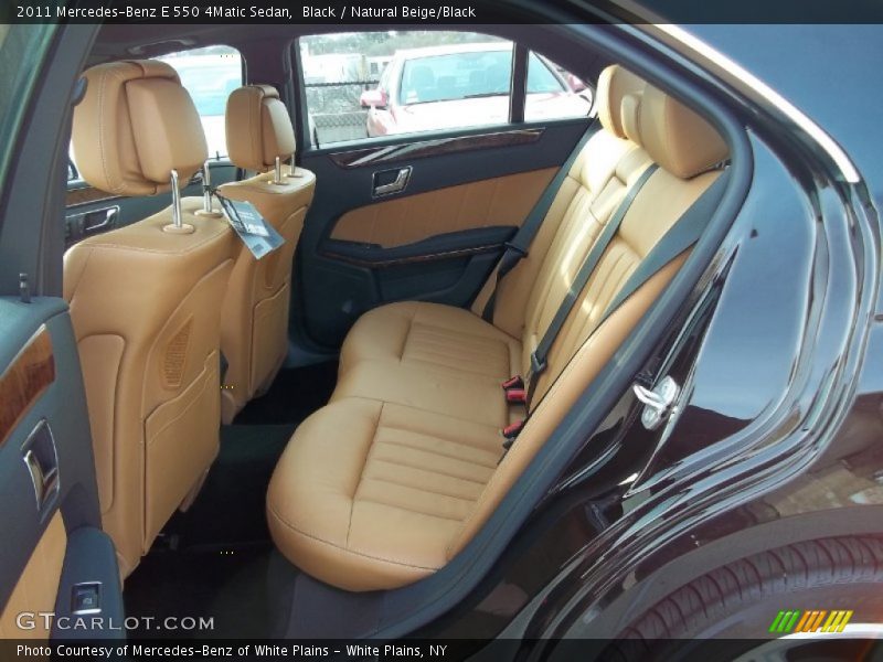 Black / Natural Beige/Black 2011 Mercedes-Benz E 550 4Matic Sedan