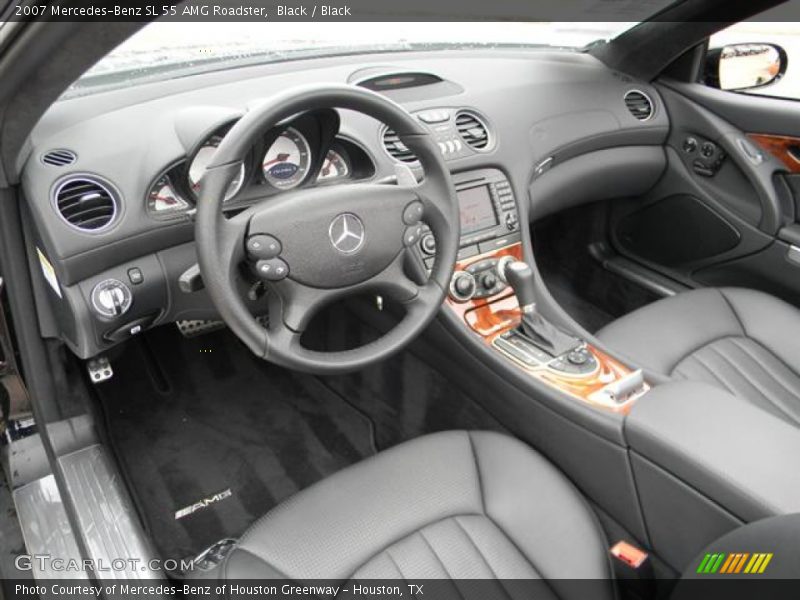  2007 SL 55 AMG Roadster Black Interior