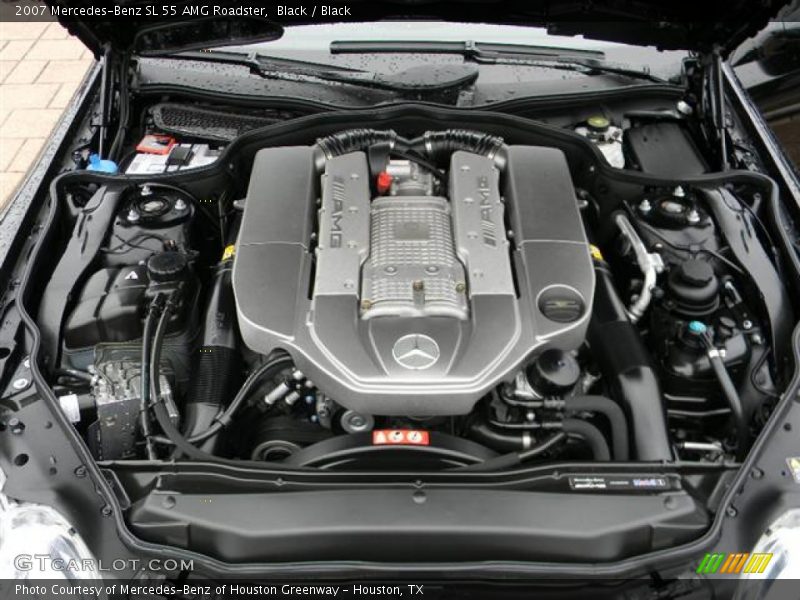  2007 SL 55 AMG Roadster Engine - 5.4 Liter AMG Supercharged SOHC 24-Valve V8
