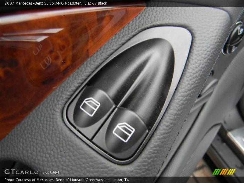 Black / Black 2007 Mercedes-Benz SL 55 AMG Roadster