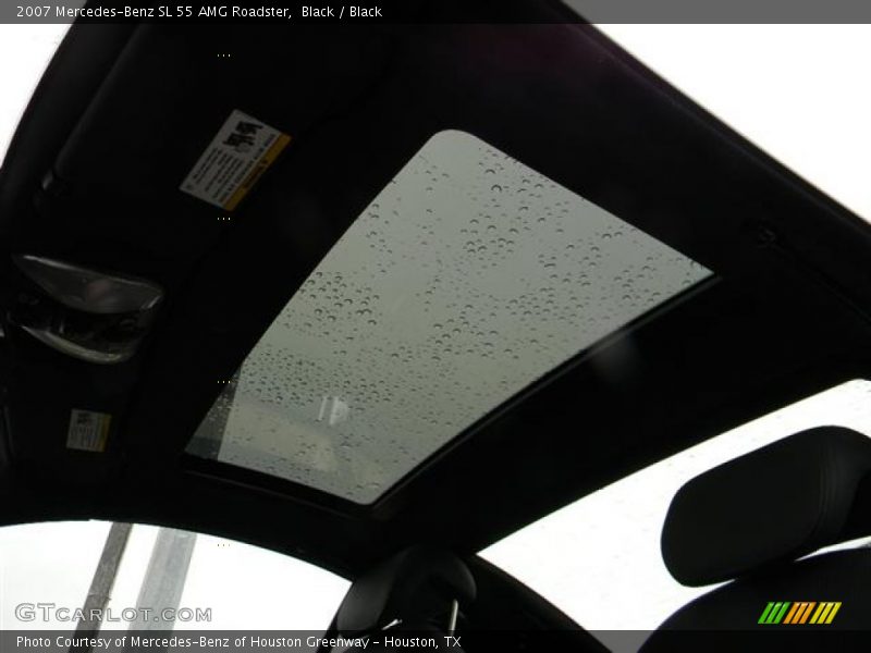 Black / Black 2007 Mercedes-Benz SL 55 AMG Roadster