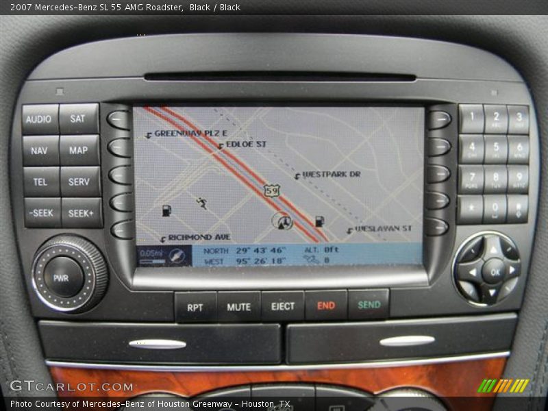 Navigation of 2007 SL 55 AMG Roadster