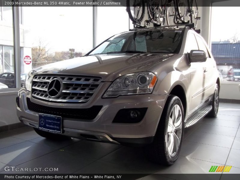Pewter Metallic / Cashmere 2009 Mercedes-Benz ML 350 4Matic
