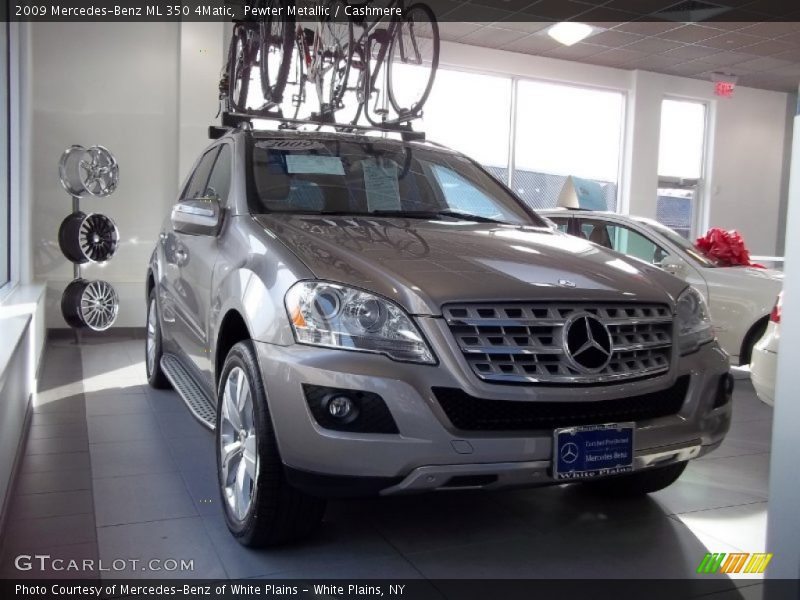 Pewter Metallic / Cashmere 2009 Mercedes-Benz ML 350 4Matic