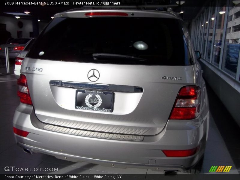 Pewter Metallic / Cashmere 2009 Mercedes-Benz ML 350 4Matic