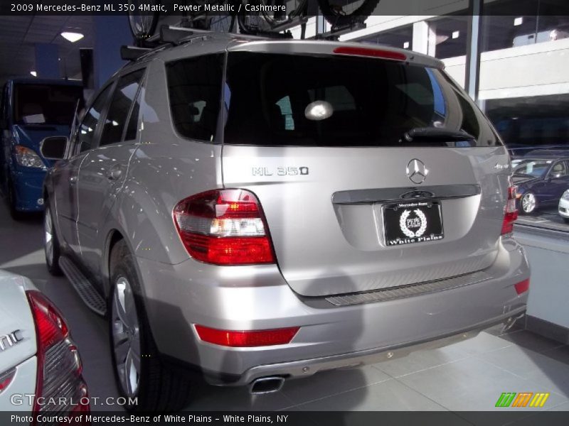 Pewter Metallic / Cashmere 2009 Mercedes-Benz ML 350 4Matic