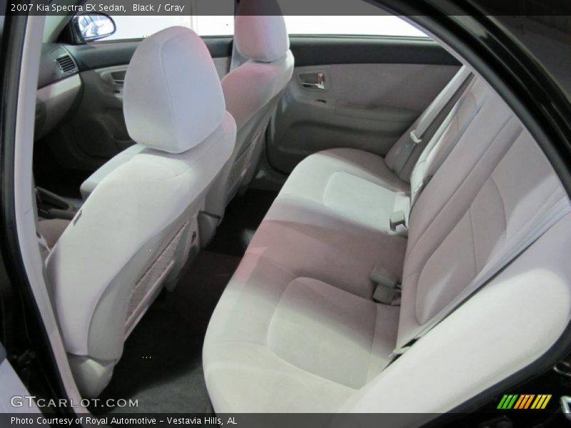 Black / Gray 2007 Kia Spectra EX Sedan