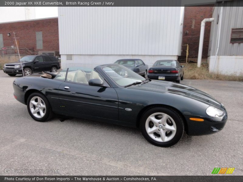 British Racing Green / Ivory 2000 Jaguar XK XK8 Convertible