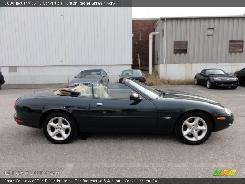 British Racing Green / Ivory 2000 Jaguar XK XK8 Convertible
