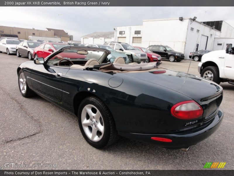 British Racing Green / Ivory 2000 Jaguar XK XK8 Convertible