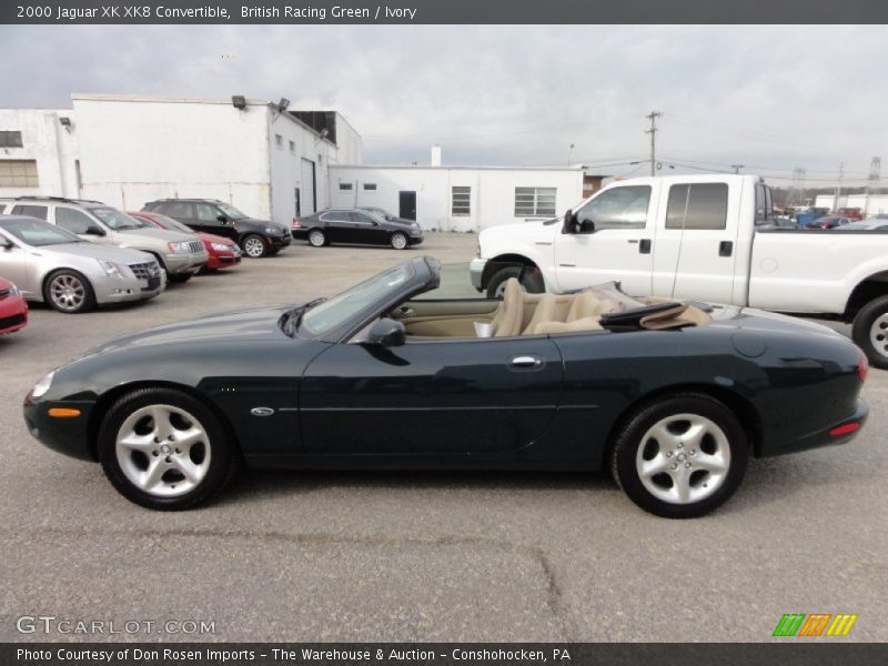 British Racing Green / Ivory 2000 Jaguar XK XK8 Convertible