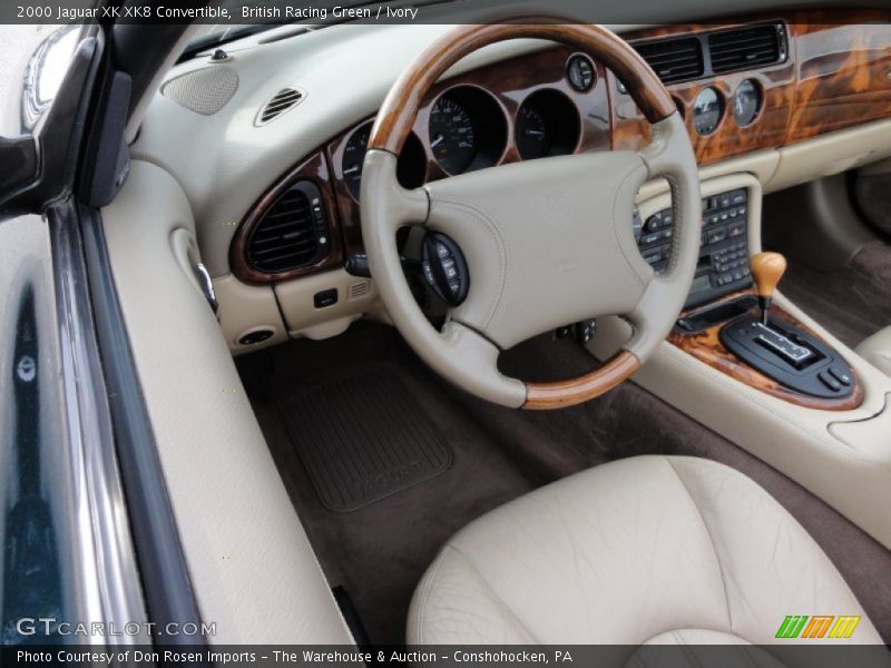 British Racing Green / Ivory 2000 Jaguar XK XK8 Convertible