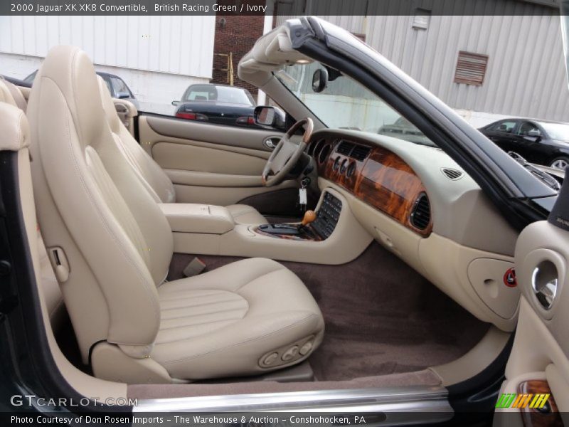 British Racing Green / Ivory 2000 Jaguar XK XK8 Convertible
