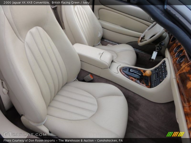 British Racing Green / Ivory 2000 Jaguar XK XK8 Convertible