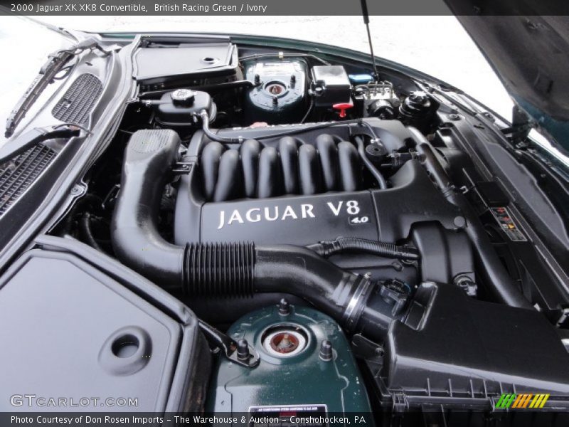 British Racing Green / Ivory 2000 Jaguar XK XK8 Convertible