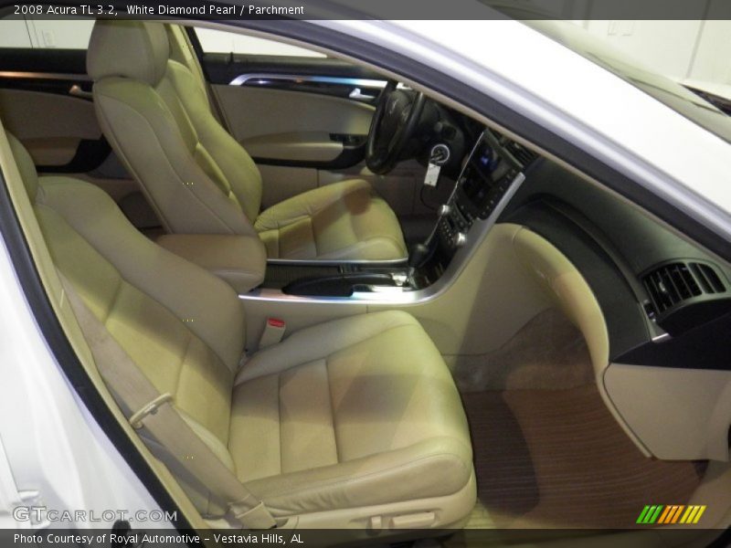 White Diamond Pearl / Parchment 2008 Acura TL 3.2