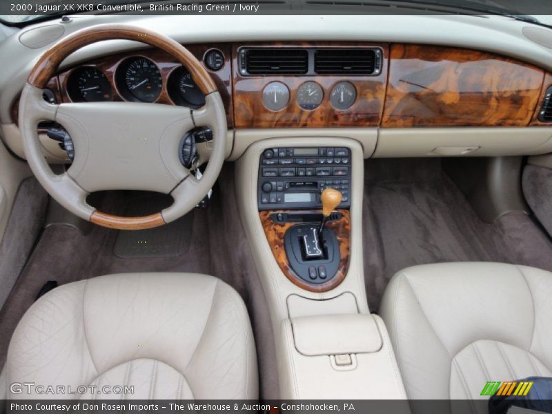 British Racing Green / Ivory 2000 Jaguar XK XK8 Convertible