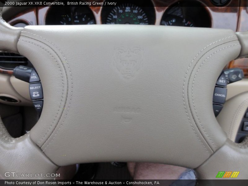 British Racing Green / Ivory 2000 Jaguar XK XK8 Convertible