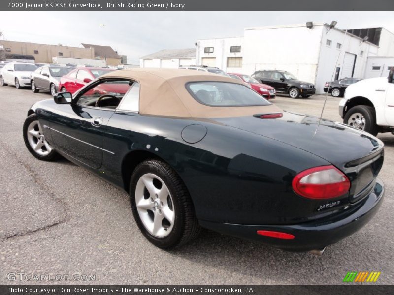 British Racing Green / Ivory 2000 Jaguar XK XK8 Convertible