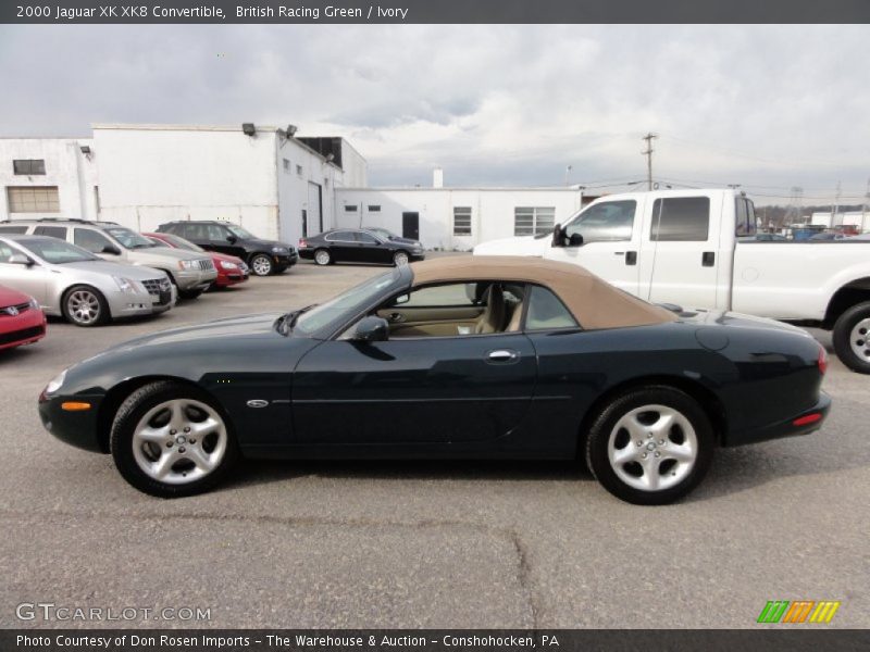 British Racing Green / Ivory 2000 Jaguar XK XK8 Convertible