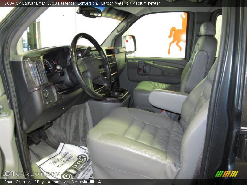 Carbon Metallic / Medium Pewter 2004 GMC Savana Van 1500 Passenger Conversion