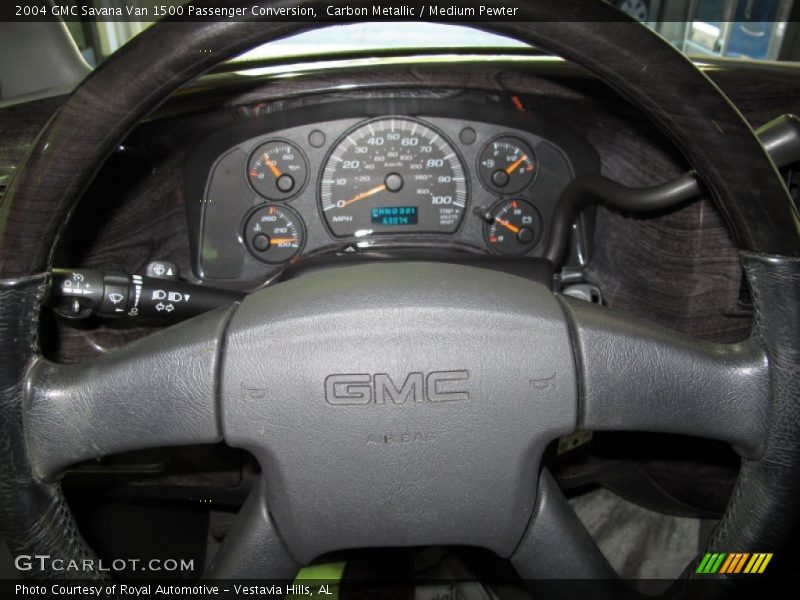 Carbon Metallic / Medium Pewter 2004 GMC Savana Van 1500 Passenger Conversion