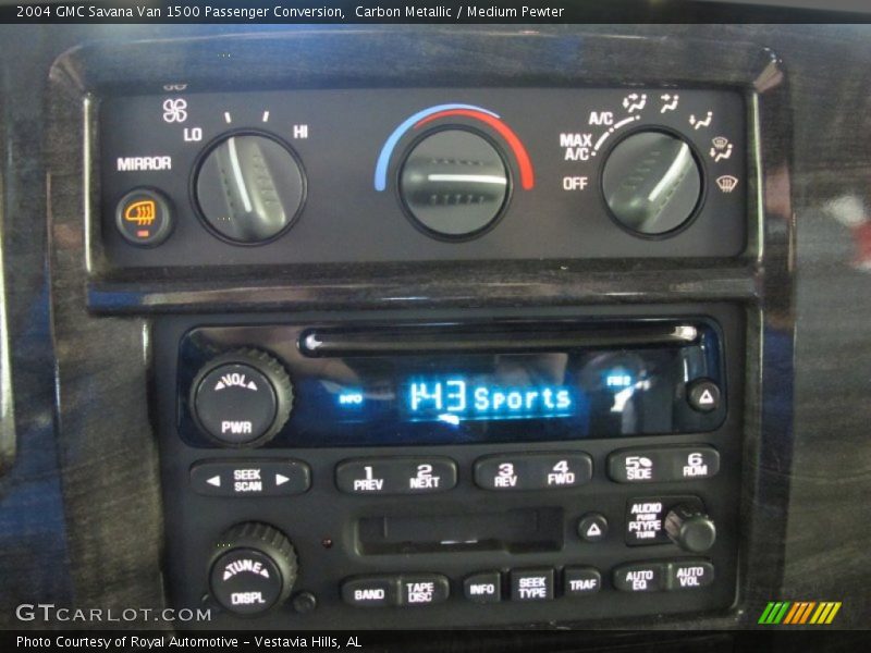 Carbon Metallic / Medium Pewter 2004 GMC Savana Van 1500 Passenger Conversion