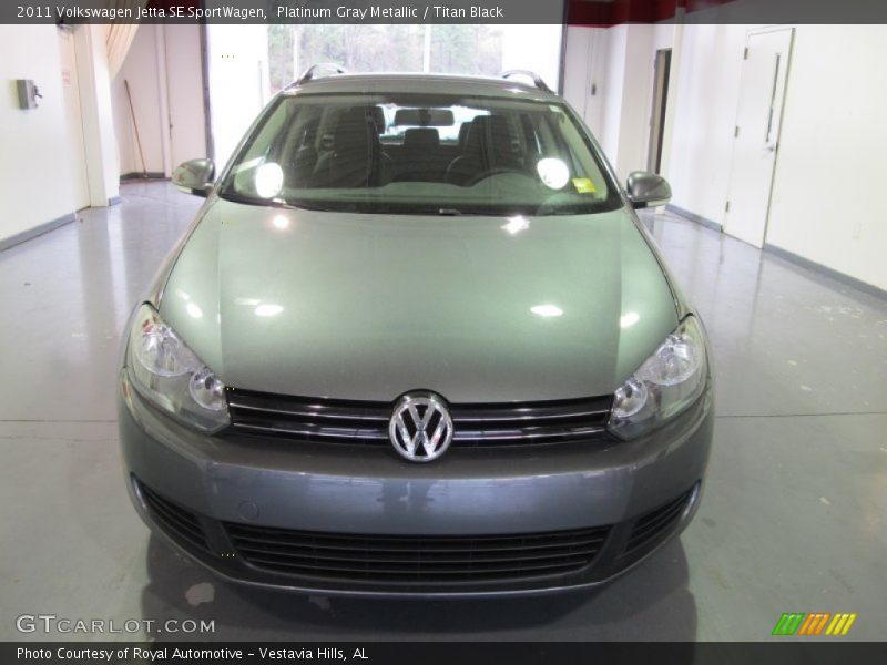 Platinum Gray Metallic / Titan Black 2011 Volkswagen Jetta SE SportWagen