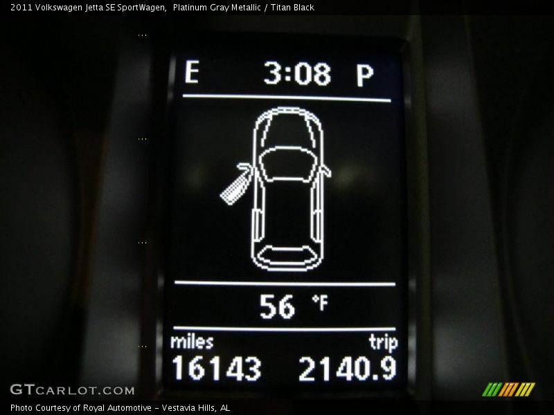 Platinum Gray Metallic / Titan Black 2011 Volkswagen Jetta SE SportWagen