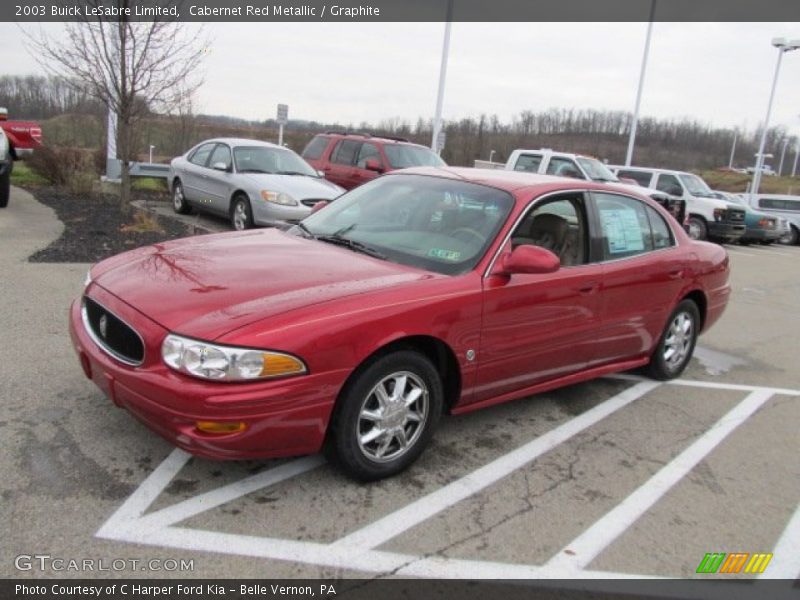 Cabernet Red Metallic / Graphite 2003 Buick LeSabre Limited