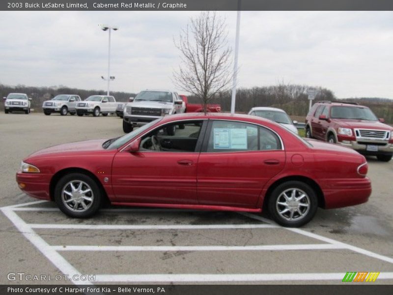 Cabernet Red Metallic / Graphite 2003 Buick LeSabre Limited