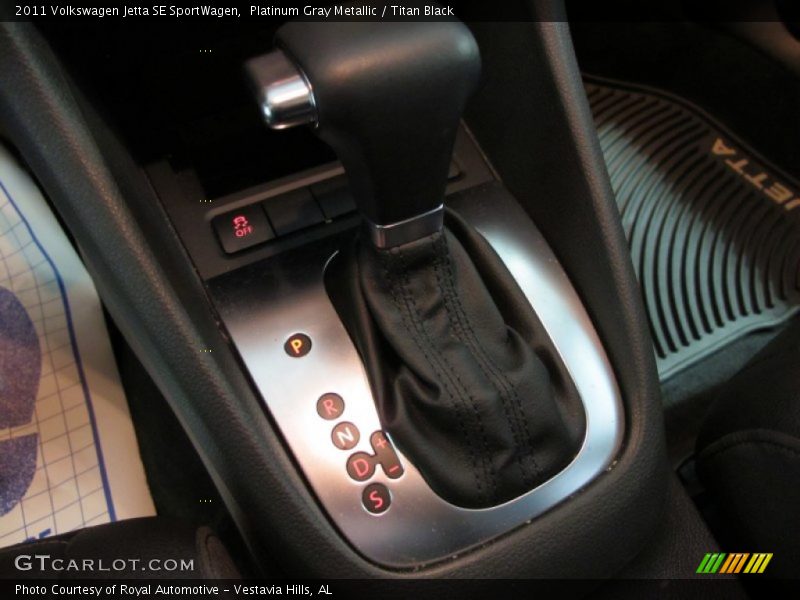 Platinum Gray Metallic / Titan Black 2011 Volkswagen Jetta SE SportWagen