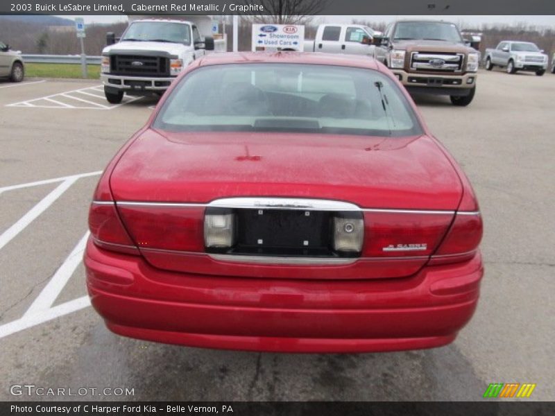 Cabernet Red Metallic / Graphite 2003 Buick LeSabre Limited