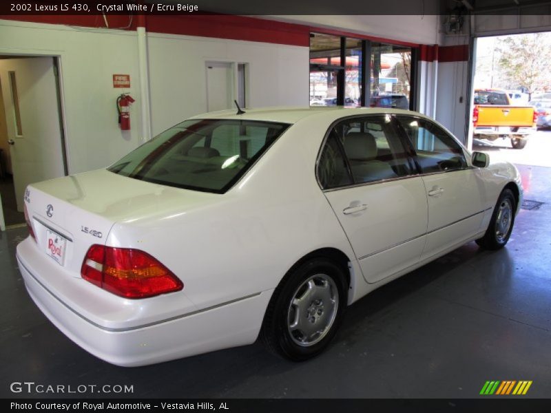Crystal White / Ecru Beige 2002 Lexus LS 430