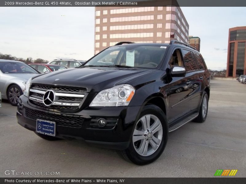 Obsidian Black Metallic / Cashmere 2009 Mercedes-Benz GL 450 4Matic