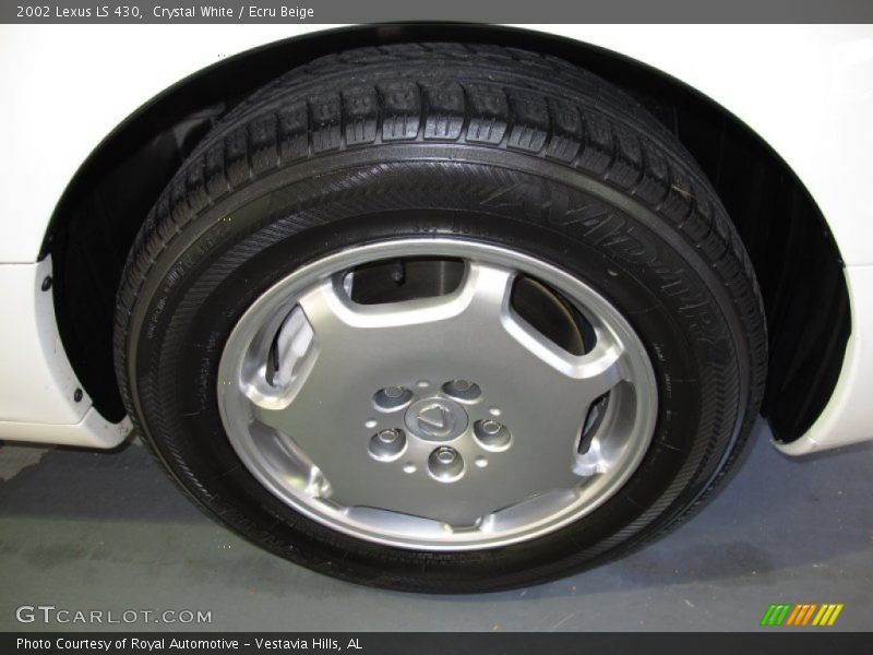 Crystal White / Ecru Beige 2002 Lexus LS 430