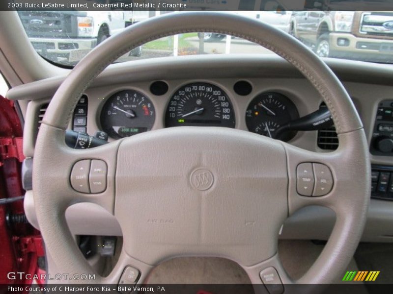 Cabernet Red Metallic / Graphite 2003 Buick LeSabre Limited