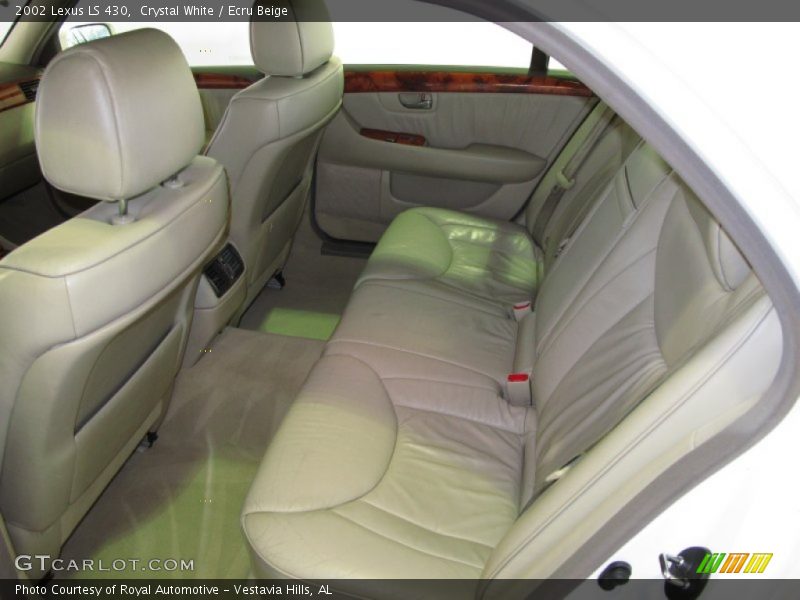Crystal White / Ecru Beige 2002 Lexus LS 430